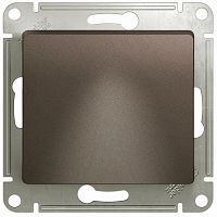 Вывод кабеля без рамки Systeme Electric Glossa шоколад картинка